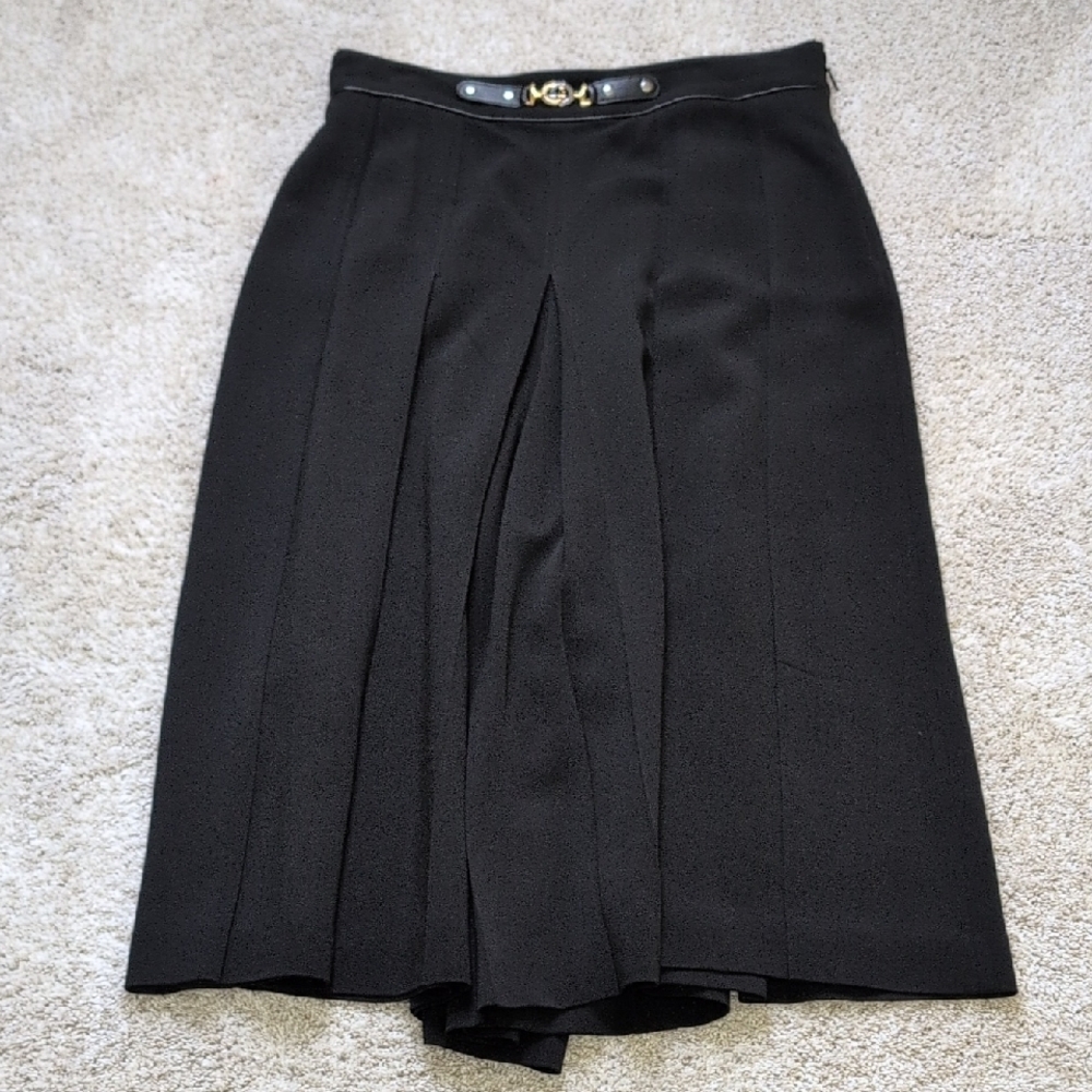 Gucci Black GG Horsebit Culottes EUC - Large/XL